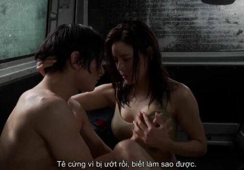 Poster of Cậu nhân viên trẻ và lần kẹt xe trong cơn mưa bão cùng sếp nữ cực dâm